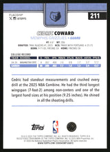 Cedric Coward 2025-26 Topps #211