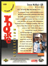 Steve McNair 1995 Collector's Choice Update #U20