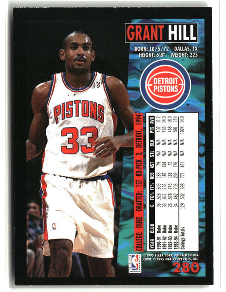 Grant Hill 1994-95 Fleer #280