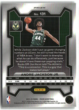 Andre Jackson Jr. 2023-24 Panini Prizm Prizms Silver #131