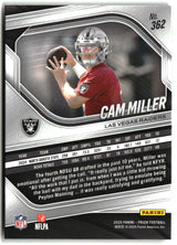 Cam Miller 2025 Panini Prizm #362
