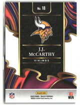 JJ McCarthy 2025 Panini Select Phenomenon #18