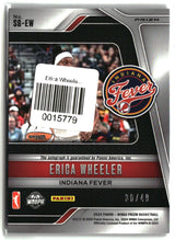 Erica Wheeler 2024 Panini Prizm WNBA Signatures Prizms Purple #SG-EW #/49