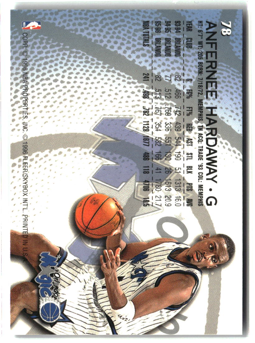 Anfernee Hardaway 1996-97 Fleer #78