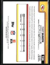 Trent McDuffie 2025 Topps Chrome Red White and Blue Refractor #154