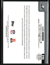 Lane Johnson 2025 Topps Chrome - Topps Refractor #246