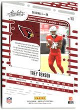 Trey Benson 2024 Panini Absolute Retail #161