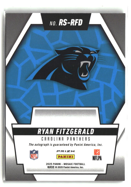 Ryan Fitzgerald 2025 Panini Mosaic Rookie Scripts #RS-RFD