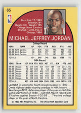 Michael Jordan 1990-91 Hoops #65