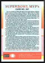 Superbowl MVP`s (Jerry Rice / Joe Montana) 1990 Fleer #397