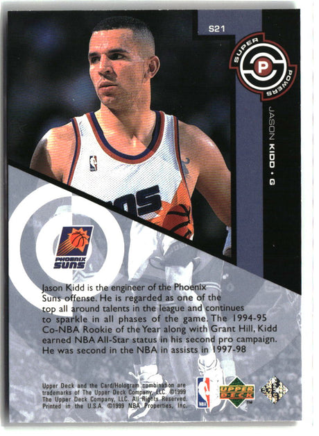 Jason Kidd 1998-99 Upper Deck Super Powers #S21