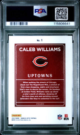 Caleb Williams 2024 Panini Donruss Optic Uptowns #1 PSA 9