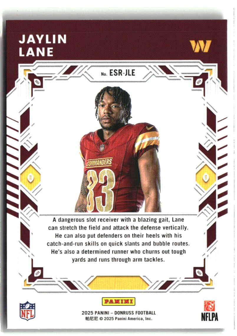 Jaylin Lane 2025 Donruss The Elite Series Rookies #ESR-JLE