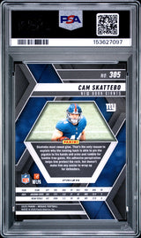 Cam Skattebo 2025 Panini Mosaic Reactive Blue #305 PSA 10