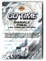 Shaquille O’Neal 2025-26 Topps Chrome Update Go Time #GT-8