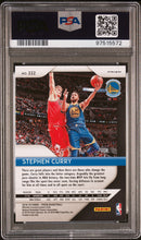 Load image into Gallery viewer, Stephen Curry 2018 Panini Prizm Red White Blue #222 PSA 9
