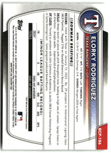 Elorky Rodriguez 2025 Bowman Chrome Prospects #BCP-186