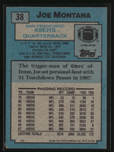 Joe Montana 1988 Topps #38