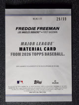 Freddie Freeman 2026 Topps Major League Materials Relics Green #MLM2-FF