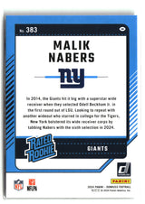 Malik Nabers 2024 Donruss #383