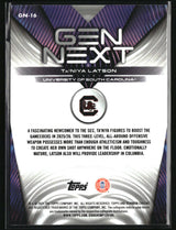 Ta'Niya Latson 2025-26 Bowman Gen Next #GN-16
