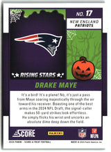 Drake Maye 2024 Score-A-Treat Rising Stars Green Bats #17
