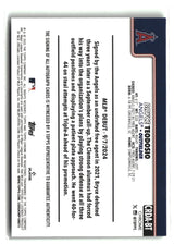 Bryce Teodosio 2025 Topps Chrome Update Rookie Debut Auto Green #CRDA-BT #/99