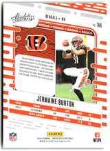 Jermaine Burton 2024 Panini Absolute Blue #166