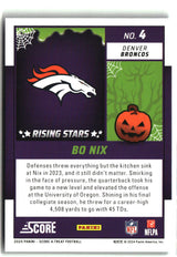 Bo Nix 2024 Score-A-Treat Rising Stars Green Bats #4