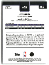 Ace Bailey 2025-26 Topps Chrome #255