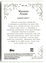 Warren Spahn 2025 Topps Allen & Ginter Wicked Curves #WC-22