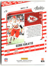 George Karlaftis 2024 Panini Absolute Blue #53