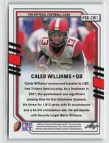 Caleb Williams 2022 Pro Set Draft Base Mojo Blue #PSB-CW1