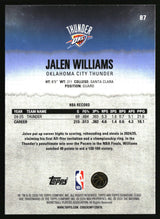 Jalen Williams 2025-26 Topps Signature Class #87