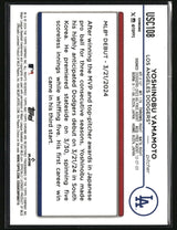 Yoshinobu Yamamoto 2024 Topps Chrome Update #USC108