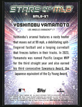 Yoshinobu Yamamoto 2024 Topps Stars of MLB #SMLB-57