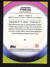Jordan Travis 2022-23 Bowman University Inception #80