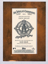Zack Gelof 2024 Topps Allen & Ginter Framed Mini Baseball Autographs #MA-ZG