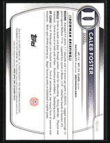 Caleb Foster 2025-26 Bowman Prospects #BPP-100