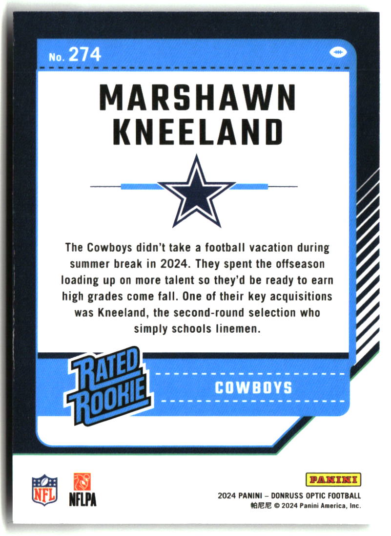 Marshawn Kneeland 2024 Donruss Optic #274
