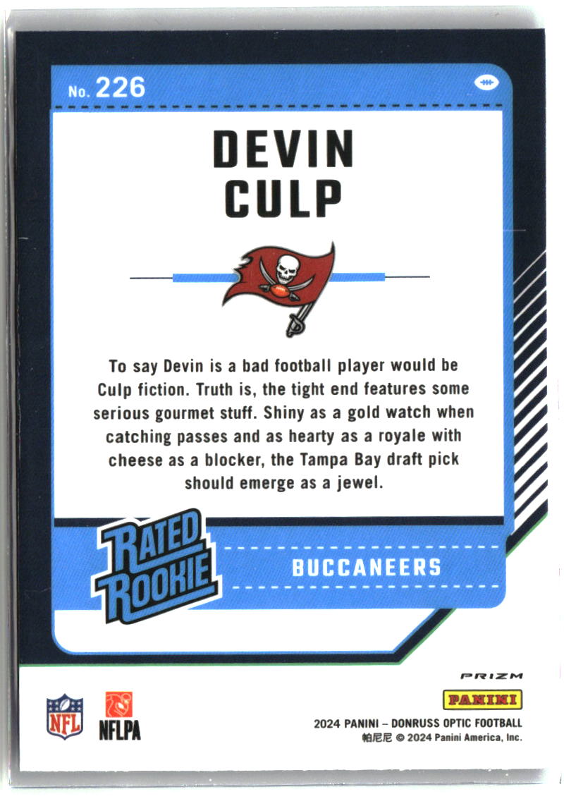 Devin Culp 2024 Donruss Optic Blue Scope #226