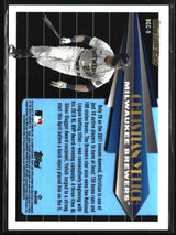 Christian Yelich 2021 Topps Chrome Update Topps Black Gold #BGC-9
