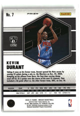 Kevin Durant 2020-21 Panini Mosaic Mosaic Camo Pink #7