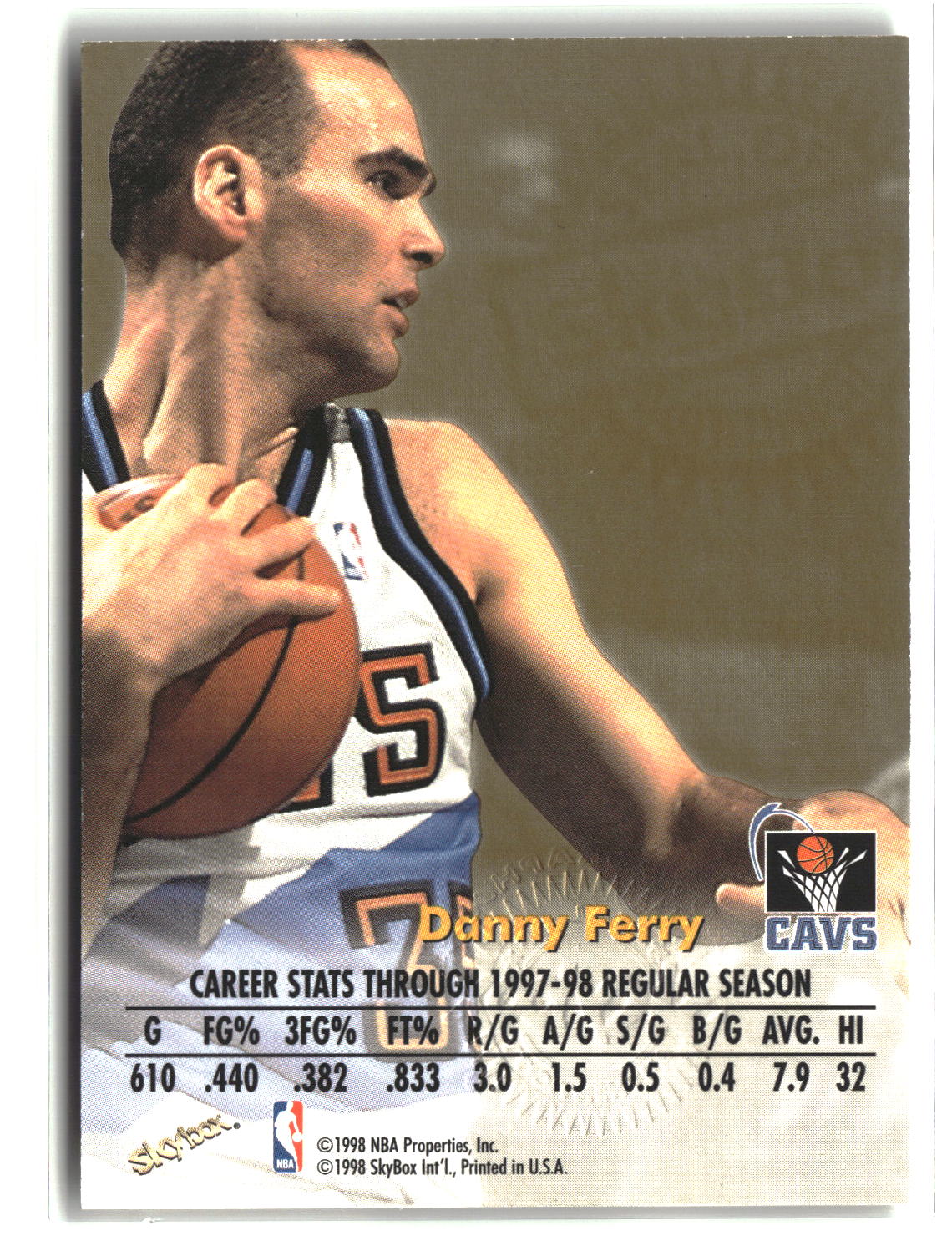 Danny Ferry 1998-99 SkyBox Premium Autographics #NNO