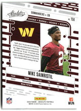 Mike Sainristil 2024 Panini Absolute Blue #150