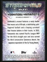Yoshinobu Yamamoto 2024 Topps Stars of MLB #SMLB-57