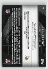 J.J. McCarthy 2025 Topps Chrome Black #67