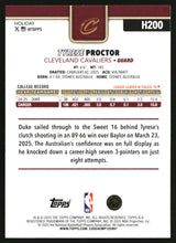 Tyrese Proctor 2025-26 Topps Holiday #H200