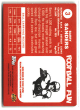 Barry Sanders 1996 Topps 40th Anniversary Commemorative #3