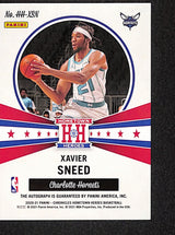 Xavier Sneed 2020-21 Chronicles Hometown Heroes Rookie Autographs Red #HH-XSN